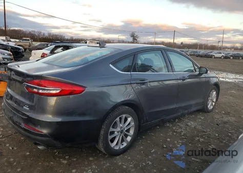 2020 Ford Fusion Se из США, поврежденный, VIN 3FA6P0HD3LR263798
